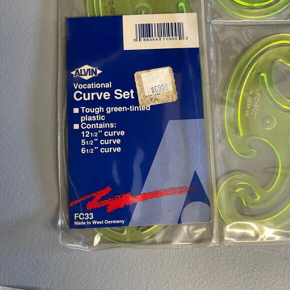 Curve Tools Set - Staedtler Mars Alvin Vocational Curve , Sterling Accu-Line 180 - Picture 8 of 8